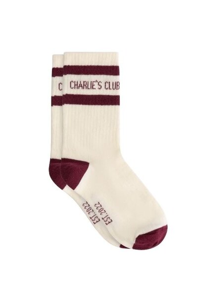 Charlie Petite luca socks bordeaux - sokken