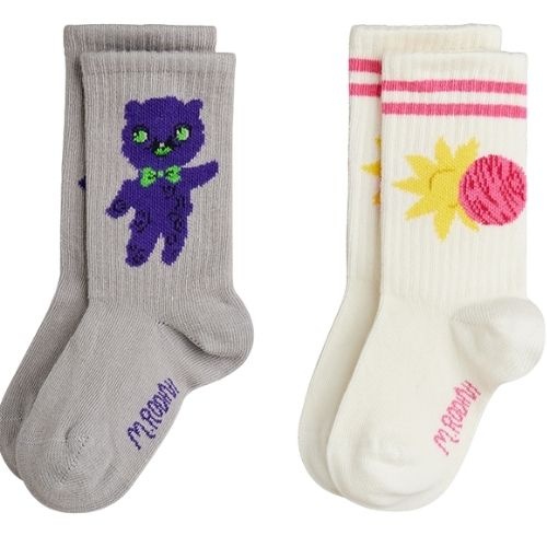 Mini Rodini alien 3-pack socks multi-2