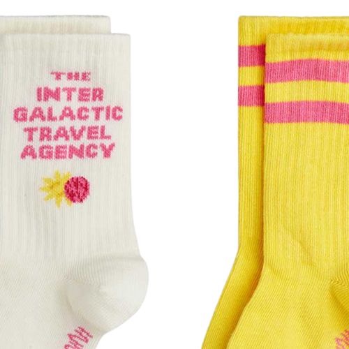 Mini Rodini intergalactic 2-pack socks multi-2