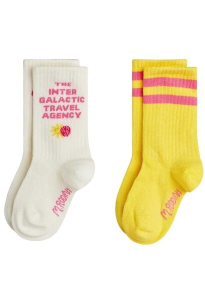 Mini Rodini intergalactic 2-pack socks multi