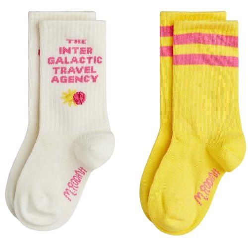 Mini Rodini intergalactic 2-pack socks multi-1