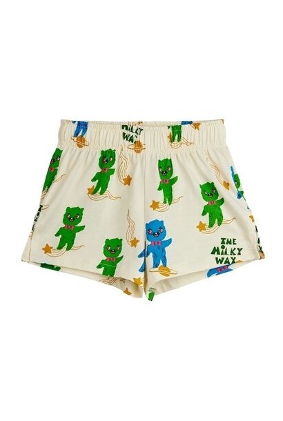 Mini Rodini aliens aop shorts off-white