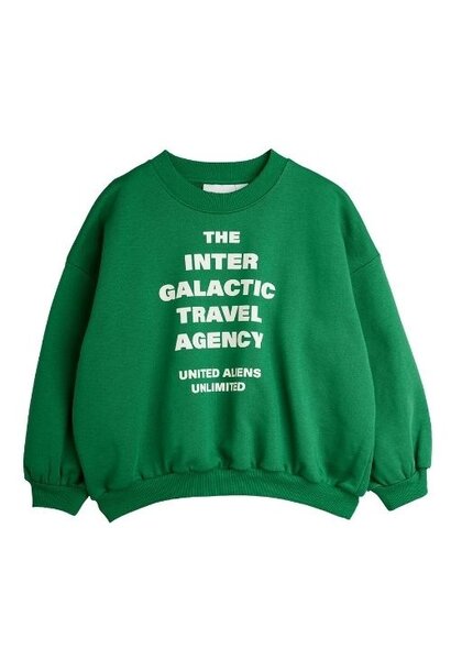 Mini Rodini travel agency sp sweatshirt green