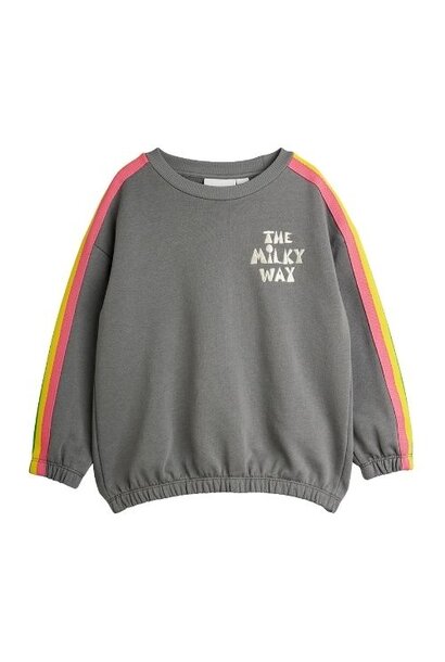 Mini Rodini the milky way rainbow panel sweatshirt grey