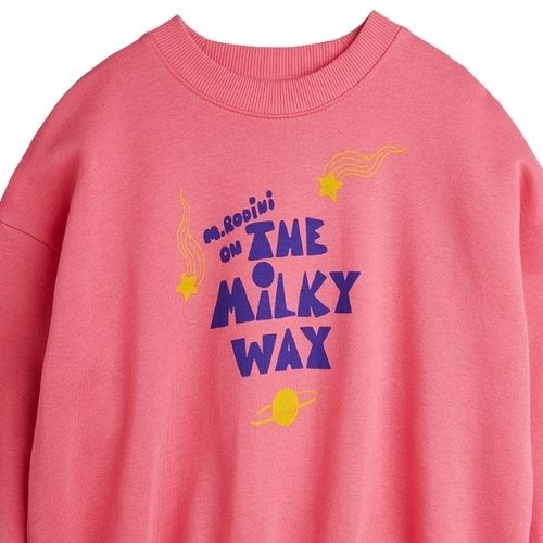 Mini Rodini the milky way sp sweatshirt pink-2