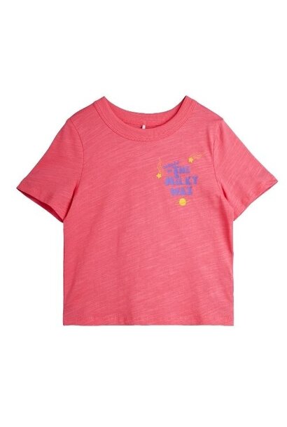 Mini Rodini the milky way sp ss tee pink