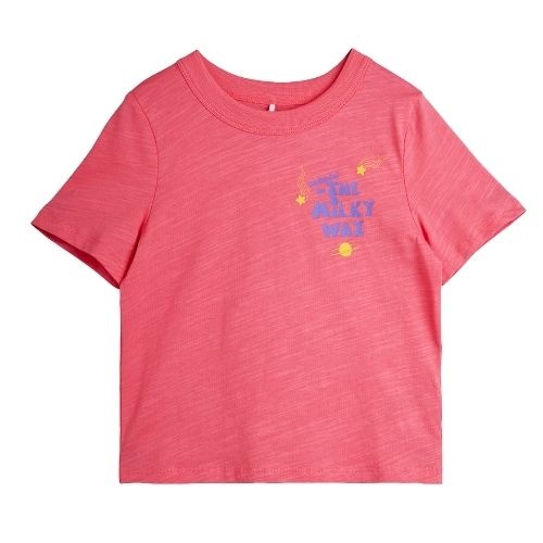 Mini Rodini the milky way sp ss tee pink-1