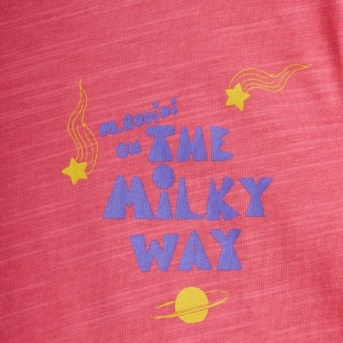 Mini Rodini the milky way sp ss tee pink-4