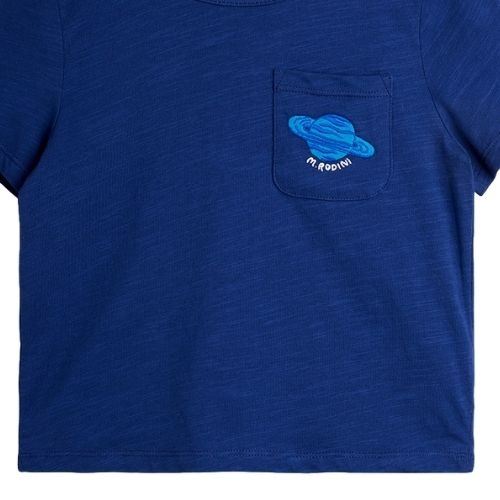 Mini Rodini planet emb ss tee blue-3