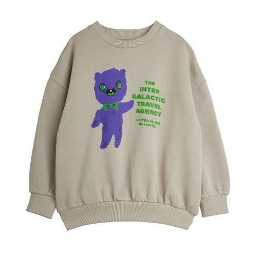 Mini Rodini alien travel agency sp sweatshirt grey-1