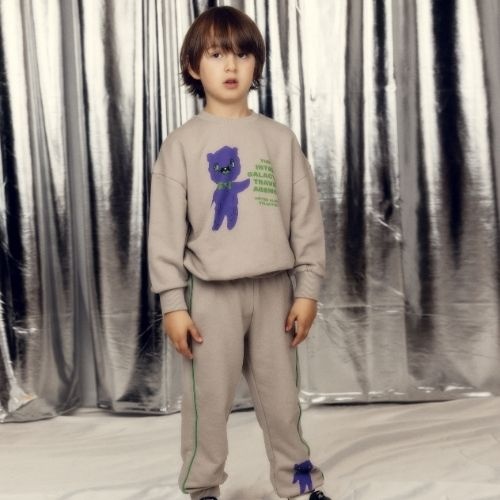 Mini Rodini alien travel agency sp sweatshirt grey-2