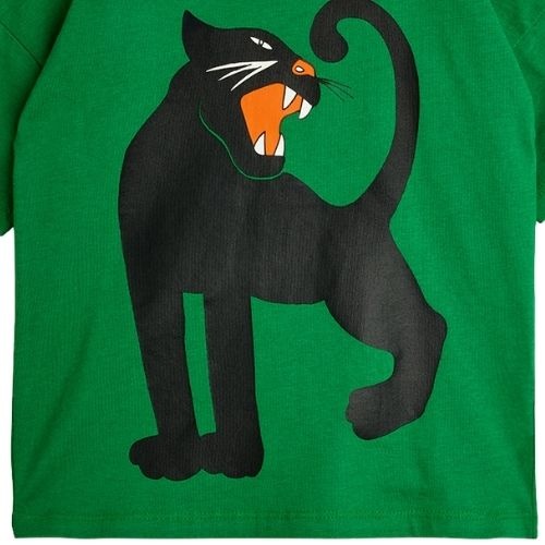 Mini Rodini panther sp ss tee green-3