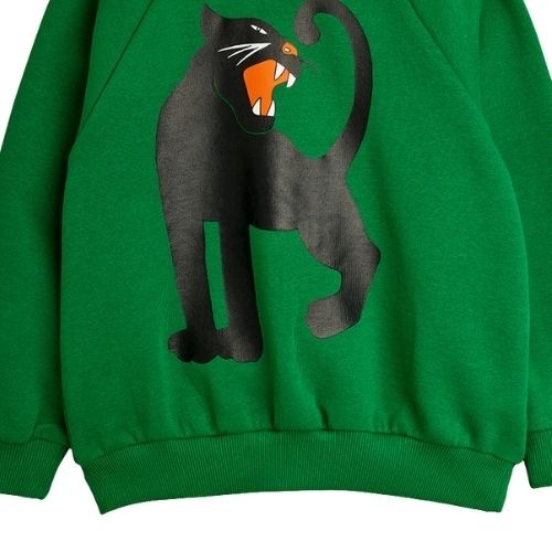 Mini Rodini panther sp sweatshirt green-3