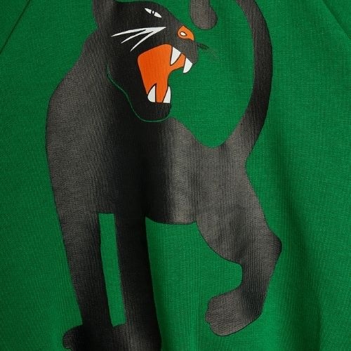 Mini Rodini panther sp sweatshirt green-4