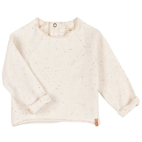 Nixnut sim knit ecru speckle - shirt-1