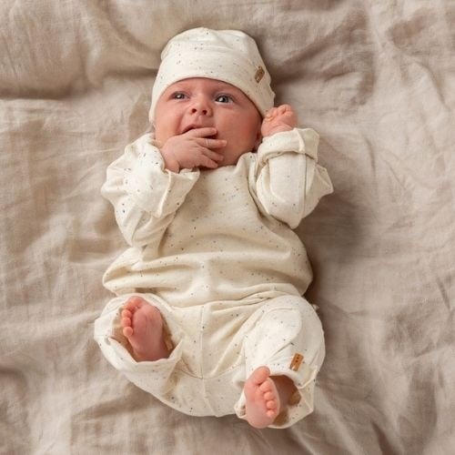 Nixnut sim knit ecru speckle - shirt-2