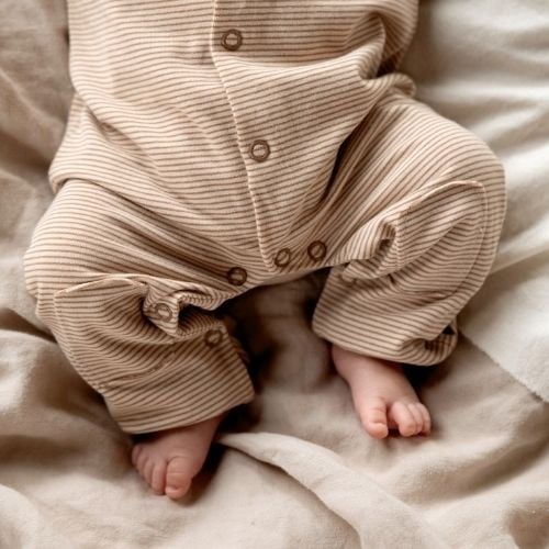 Nixnut butt onesie biscuit stripe - romper-3