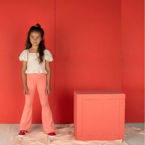 Nixnut basic flared coral - broek-2