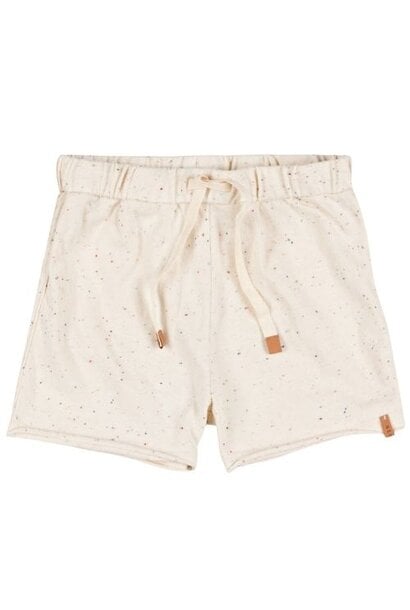 Nixnut basic short ecru speckle - korte broek
