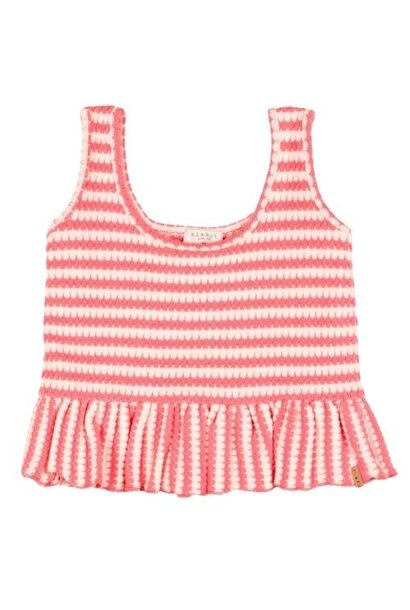 Nixnut sum top coral stripe - shirt