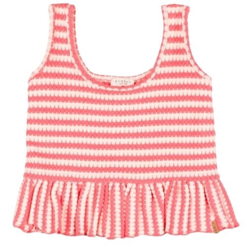 Nixnut sum top coral stripe - shirt-1