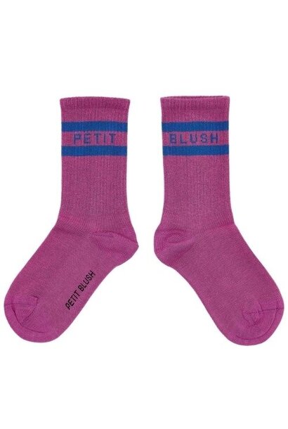 Petit Blush sport socks rose dazling blue - sokken