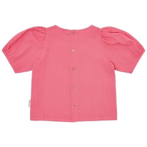 Petit Blush puff sleeve blouse pink lemonade-7