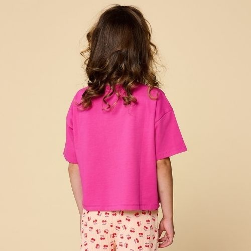 Petit Blush cherry t-shirt rose violet-4
