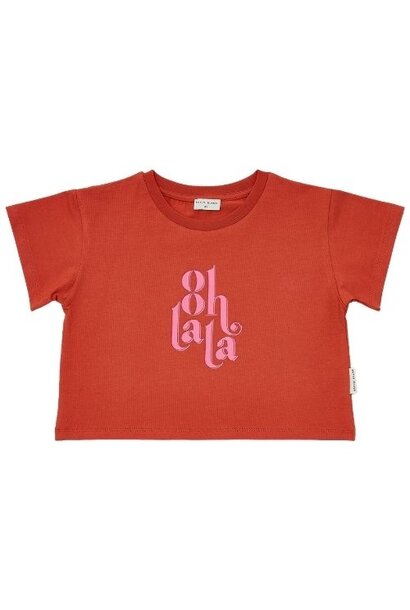 Petit Blush t-shirt ooh lala burnt brick - shirt