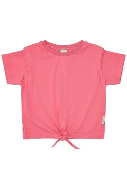 Petit Blush knotted t-shirt pink lemonade