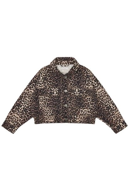 Petit Blush leopard jacket leopard aop - jas