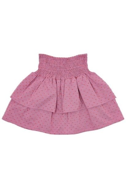Petit Blush mini smock skirt plumeti - rok