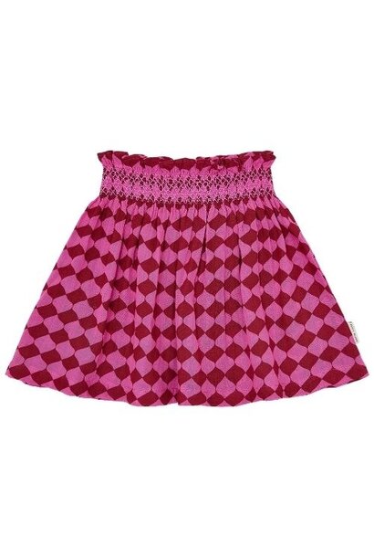 Petit Blush mini smock skirt berry blush - rok