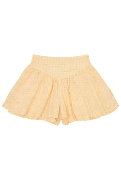 Petit Blush romantic short check butter yellow