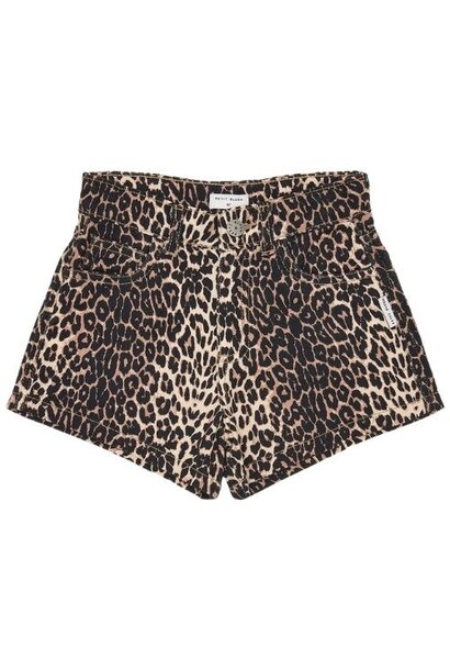 Petit Blush jeans short leopard aop