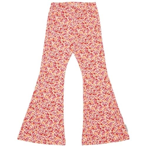 Petit Blush bowie flared pants small flowers aop - broek-1