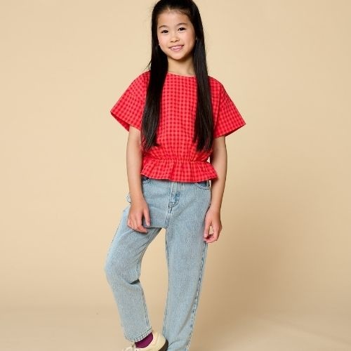 Petit Blush baggy fit jeans pale light blue - broek-2