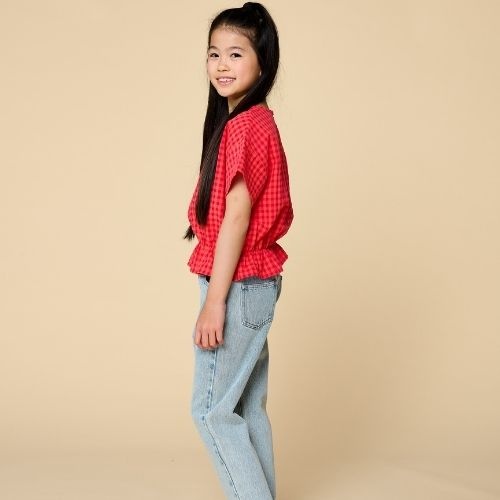 Petit Blush baggy fit jeans pale light blue - broek-3