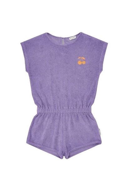 Petit Blush towel jumpsuit chalk violet