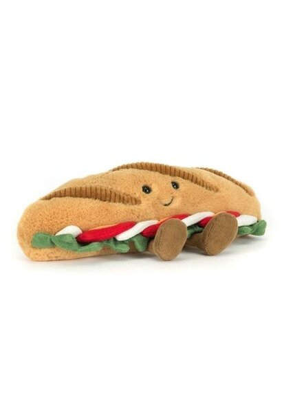 Jellycat amuseables caprese baguette