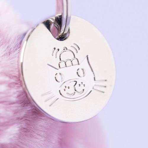 Jellycat thistlepop blossom bunny bag charm-2
