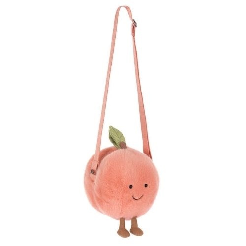 Jellycat amuseables peach shoulder bag-1