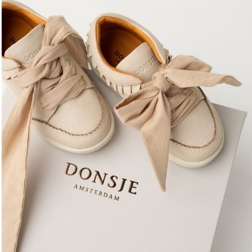 Donsje Amsterdam lexley sneakers cream leather-4