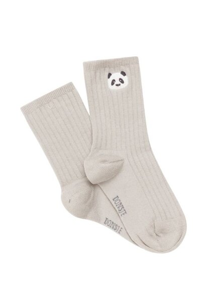 Donsje Amsterdam bell socks panda silver grey - sokken