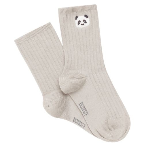 Donsje Amsterdam bell socks panda silver grey - sokken-1