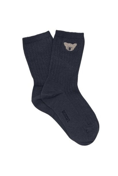 Donsje Amsterdam bell socks koala night blue - sokken