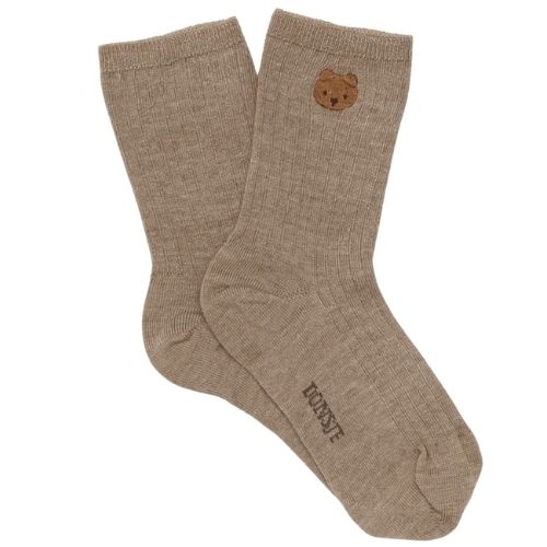 Donsje Amsterdam bell socks bear dusty green - sokken-1