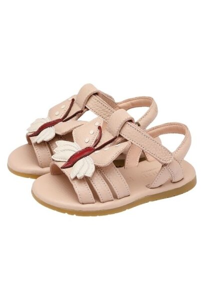Donsje Amsterdam jiles sky sandals butterfly light rose leather
