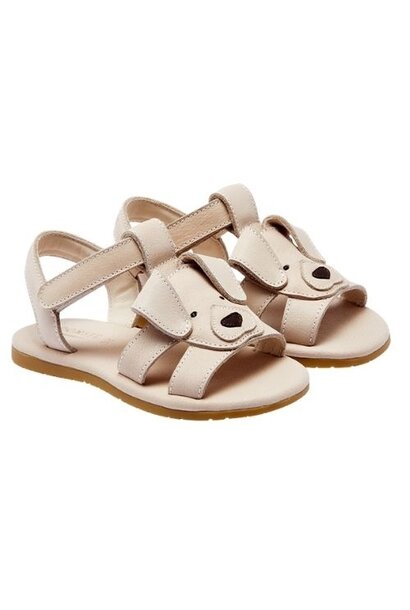Donsje Amsterdam mhalo sandals golden retriever ivory leather