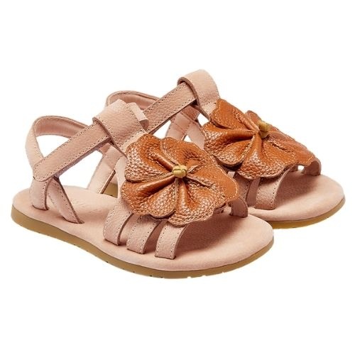 Donsje Amsterdam iles fields sandals hibiscus coral betting leather - sandalen-1